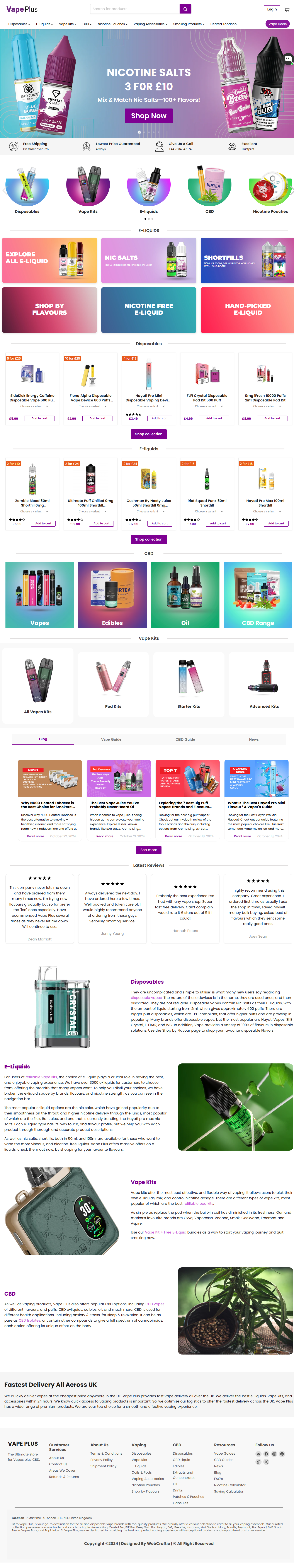  VAPE Plus Project 1 WebCraftio